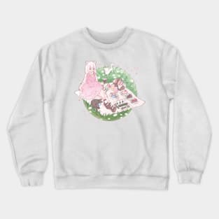 Cat girl Picnic <3 Crewneck Sweatshirt